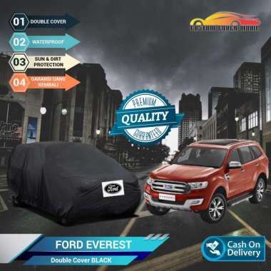 Double Cover Ford Everest [ OUTDOOR ] Hitam