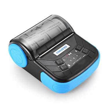 harga GOOJPRT Mini Portable Bluetooth Thermal Receipt Printer - MTP-3 - Black Black Blibli.com