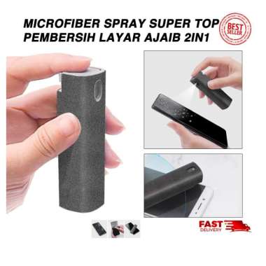 Microfiber Spray Ajaib Pembersih Debu Tablet Ipad HP LCD Mobil Lensa