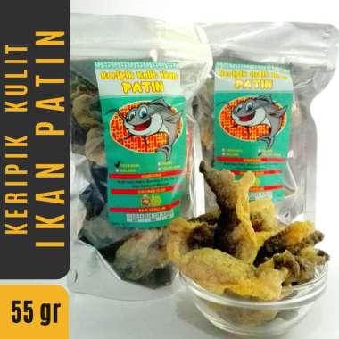 KERIPIK KULIT IKAN PATIN TANPA TEPUNG 55 GR OCHI SNACK – Gurih & Renyah Telur Asin