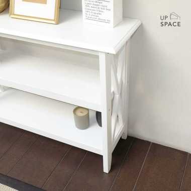 Up Space Kyla Console Table 2 Rak White