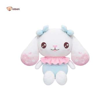 Boneka Kelinci Floopy Crystal Telinga Panjang Premium by Istana Boneka Floopy Blue 20cm
