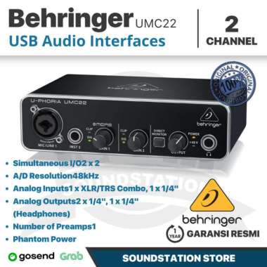Soundcard Behringer UMC22