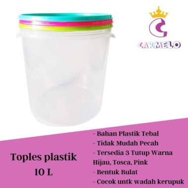 BIGGY TOPLES PLASTIK 10L / SEALWARE PLASTIK/ KERUPUK/ PEYEK /TOPLES MULTIFUNGSI