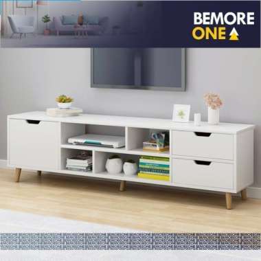 Meja laptop Meja TV Rak Tv Minimalis Tv Minimalis Kayu Modern Rak Putih