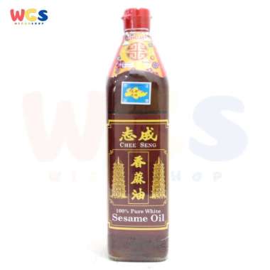 Chee Seng 100% Pure White Sesame Oil 750 ml - Minyak Wijen Pagoda