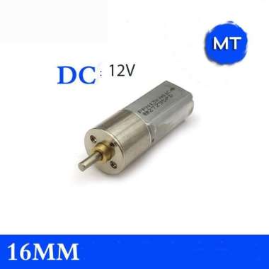 Dinamo Motor GearBox 16mm Torsi tinggi (1690) 15 Rpm
