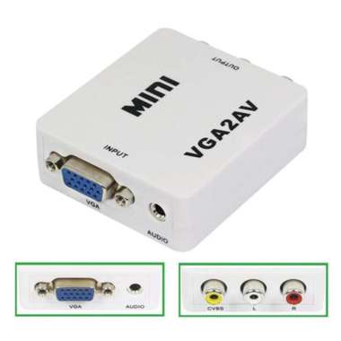 Converter VGA to AV / Adapter VGA TO RCA