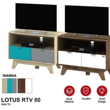 Meja Rak TV Kecil Minimalis / Meja TV Modern / LOTUS RTV 80 activ