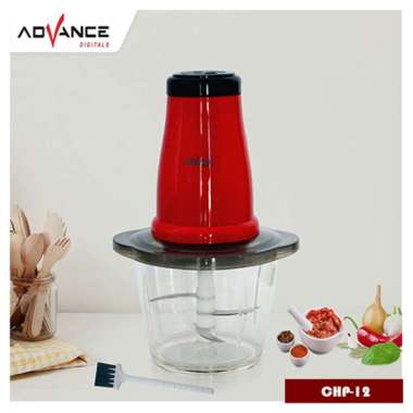 ADVANCE CHP-12 FOOD CHOPPER 1.2 LITERADVANCE CHP-12 FOOD CHOPPER 1.2 LITER merah