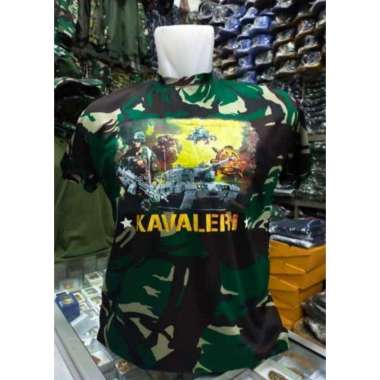 kaos distro Indonesian army loreng dry Fft Kavaleri - M