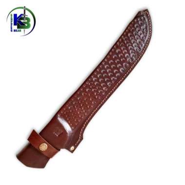Sarung Bilah Waldemar Bullnose 30 cm [coklat]