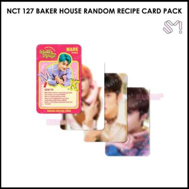 NCT 127 Baker House Random Recipe Card Pack - Official Sealed