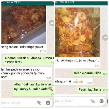 Keripik Singkong Pedas Manis