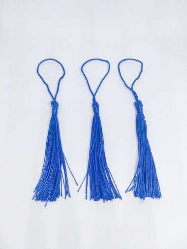 Rumbai bantal tasbih warna biru