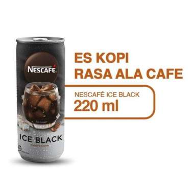 Promo Harga Nescafe Ready to Drink Ice Black 220 ml - Blibli