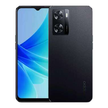 OPPO A57 4/128GB Smartphone Garansi Resmi Glowing Black