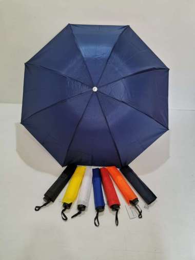 Payung Lipat 3 Motif Polos (Promosi) NAVY