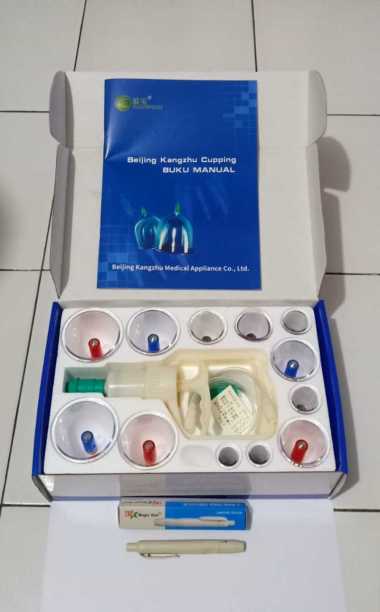 Alat Bekam Kang Zhu isi 12 BONUS Pen Bekam