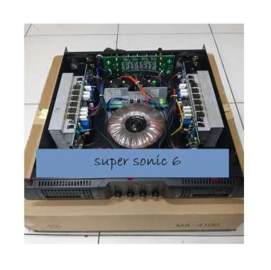 Power 4 Channel Megavox MA4100 ORIGINAL DESIGNED IN USA hitam