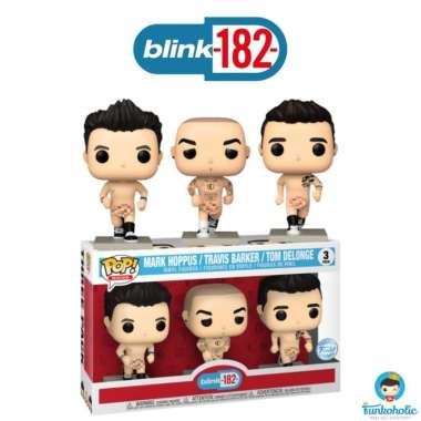 Funko POP! Blink-182 Mark Hoppus, Travis Barker, Tom Delonge Streaking