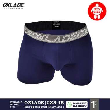 celana dalam boxer pria jumbo bamboo satuan oxlade big bang oxs 4b