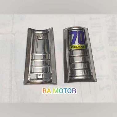 RA Motor Emblem Dada C70 Logo Panel Honda C70 Chrome