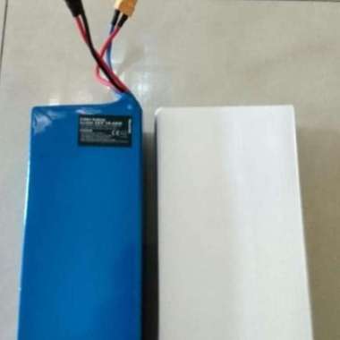 baterai li-ion litium li ion 36v 12Ah + ces charger set