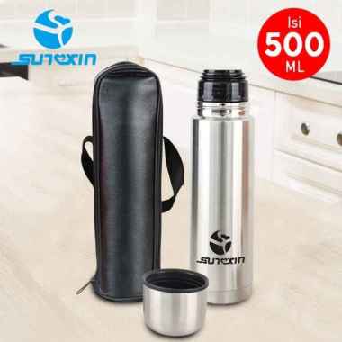 termos kapsul sarung 500 ml termos air panas 1 liter