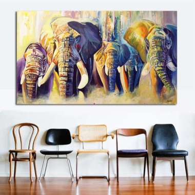 Jual 5 In 1 Modern Abstract Pictures Canvas Prints Paintings For Wall Art Decor Online November 2020 Blibli
