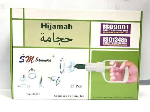 Sammora New Alat Bekam isi 15 / Kop Angin / Hijamah Cupping Therapy