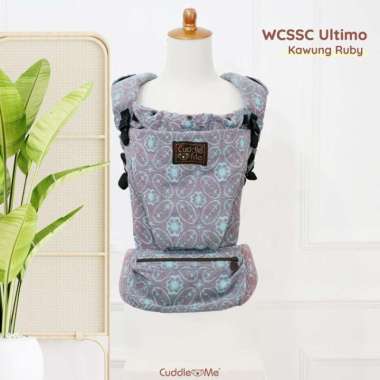 WCSSC Ultimo Carrier Cuddleme | GENDONGAN NYAMAN KAIN TENUN| Cuddle me Kawung Ruby