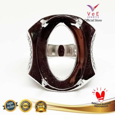 Vee Emban Alpaka Super Cincin Pria [M4] Silver