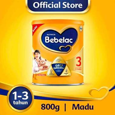 Promo Harga Bebelac 3 Susu Pertumbuhan Madu 800 gr - Blibli