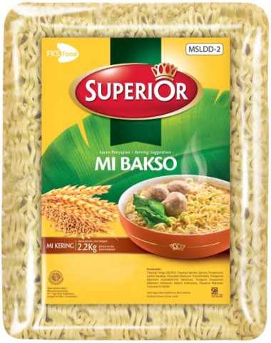MIE BAKSO SUPERIOR 2KG ISI 40 KEPING