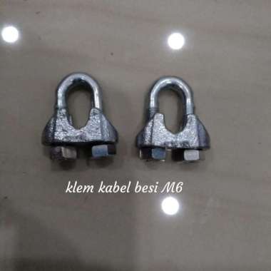 klem kabel besi 6mm klem bulldog segel rantai klem seling