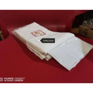plastik PE ROL TEMPE roll putih susu melar tanpa putus 10cm 11cm 12cm 13cm 11cm Tempe