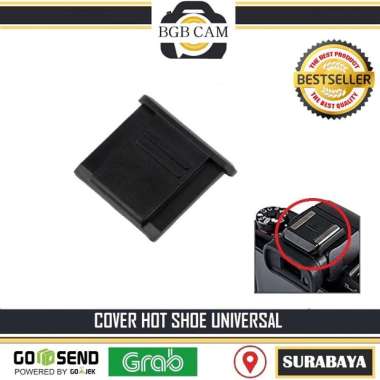 Cover / Tutup Hot Shoe Flash Kamera DSLR / Mirrorless canon nikon sony black