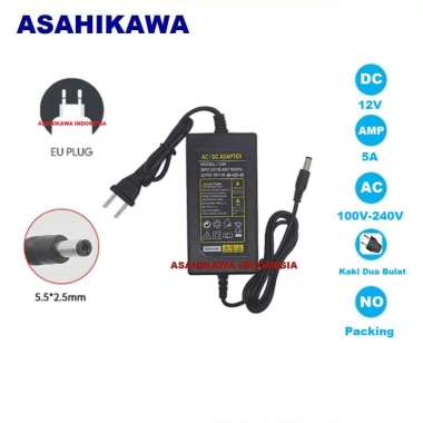 Asahikawa AC/DC Adaptor Intercom CCTV DVR Lampu LED Power Supply Converter Konverter AC 220V to DC12