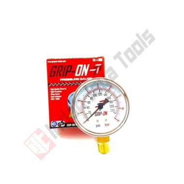 GRIP ON 60-4 Manometer 10 16 25 Bar - Pressure Gauge Ukuran Angin 16 BAR