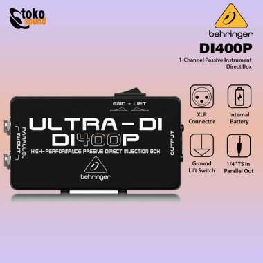 Behringer DI400P Ultra-DI 1-channel Passive Instrument Direct Box