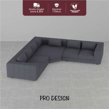 Pro Design Mal Set Sofa Modular 5L Grey