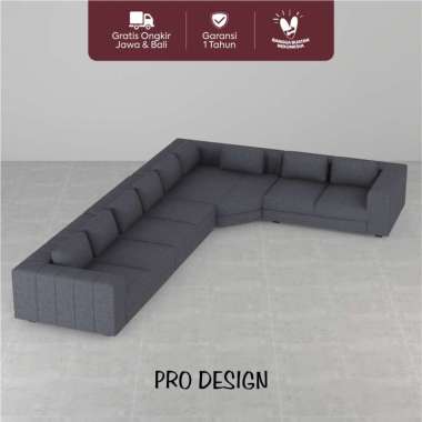 Pro Design Mal Set Sofa Modular 7L Grey