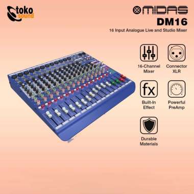 Midas DM16 - 16 Channel Mixer Analog