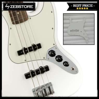 Pickguard Pelindung Body Gitar Bass Greg Bennett Fairlane S 3Ply White White