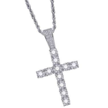 Promo Cross Pendant Necklace Zircon 
