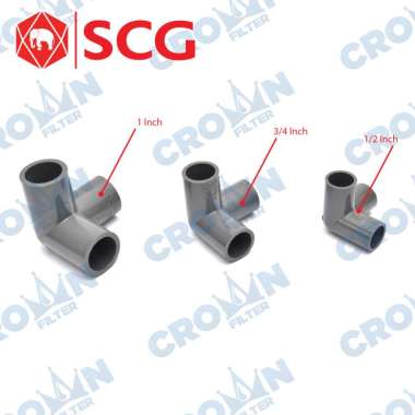SCG 3 Way TEE / T Siku 3 ukuran 1/2 Inch