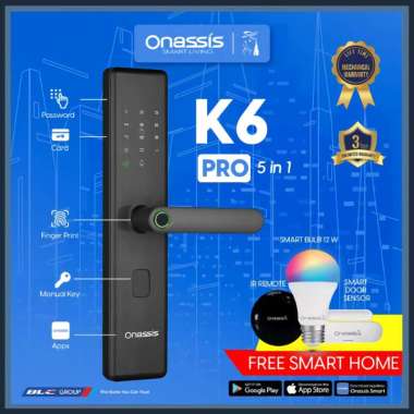 ONASSIS SMART LOCK- SMART HOME K6 PRO WIFI FUNCTION