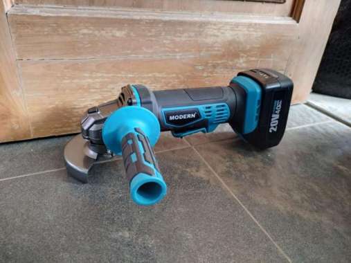 MODERN MG-20LI GERINDA TANGAN BATERAI CORDLESS ANGLE GRINDER 4"