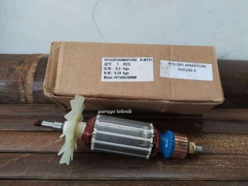 Armature angker Gerenda gerinda Ryu 4"+Angker Sprarepart Gerenda Ryu